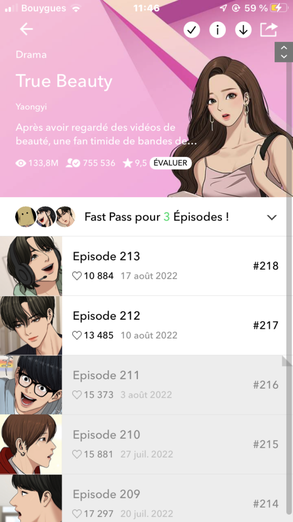 True Beauty Webtoon