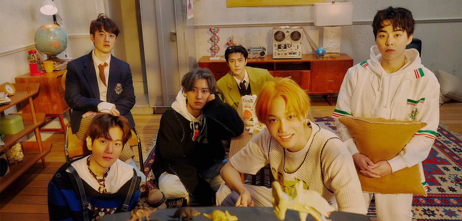 Les membres du groupe EXO Les membres du groupe EXO